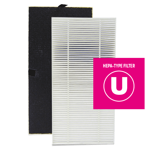 Replacement Dual Action HEPA-Type Air Purifier U Filter, HRF201B