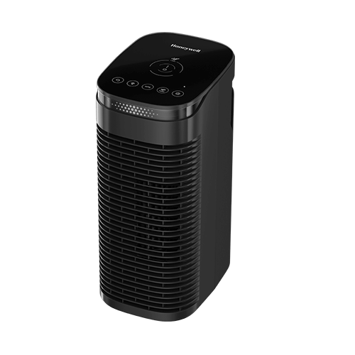 HEPA Compact Tower for Medium Rooms, 488 sqft, Black, HPA080